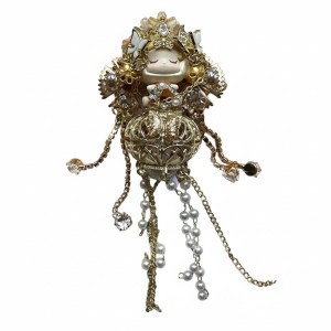 Mini Fancy SP, goudkleurig met lantaarn