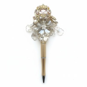 mini sp met decoratie en transparante bloem pen