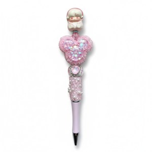 DreamPop LunaBao, paarse kralenpen met figuurtje