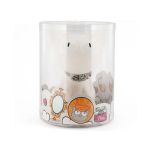 Dhink Spaarpot Silly kat met halsband Wit