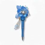 Blue Blossom Luxe, blauwe bloemenpen, cadeau voor haar