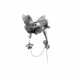 Zilver vlinder met hangers