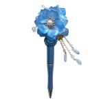Blue Blossom Luxe, blauwe bloemenpen, cadeau voor haar