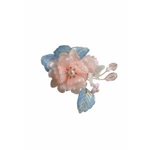 Bloemenkraal roze met blauw by Skattig